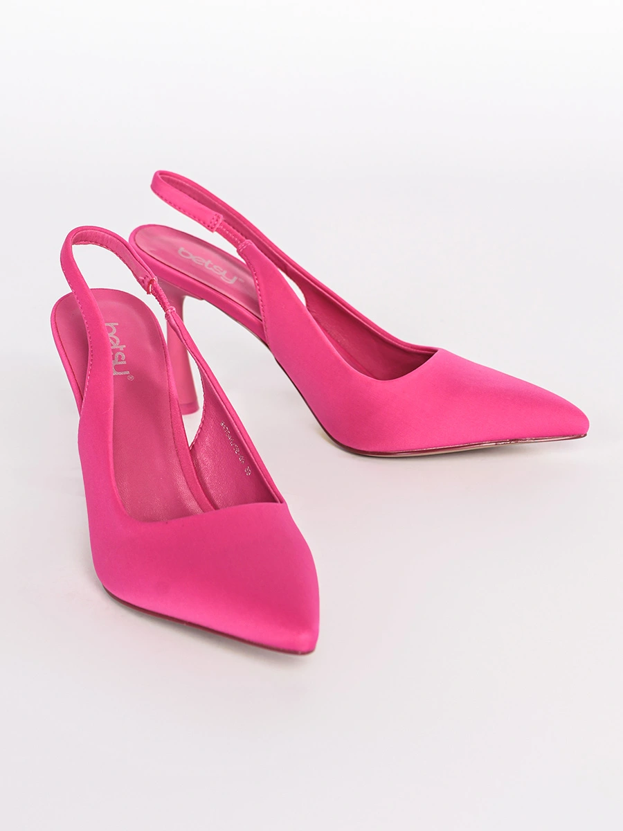 Туфли-слингбэки розового цвета